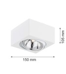 Argon RODOS plafon 1 pł. 1x6W LED (max) biały struktura 263 Argon RODOS plafon 1 pł. 1x6W LED (max) biały struktura 263