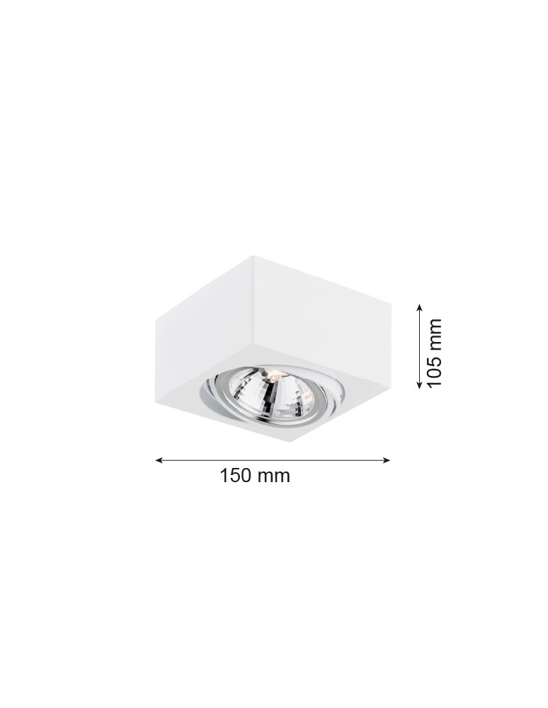 Argon RODOS plafon 1 pł. 1x6W LED (max) biały struktura 263 Argon RODOS plafon 1 pł. 1x6W LED (max) biały struktura 263