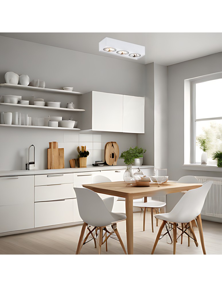 Argon RODOS plafon 3 pł. 3x6W LED (max) biały struktura 1088 Argon RODOS plafon 3 pł. 3x6W LED (max) biały struktura 1088