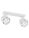 Argon CLEVLAND plafon 2 pł. 2x12W (max) biały struktura 1031 BZ