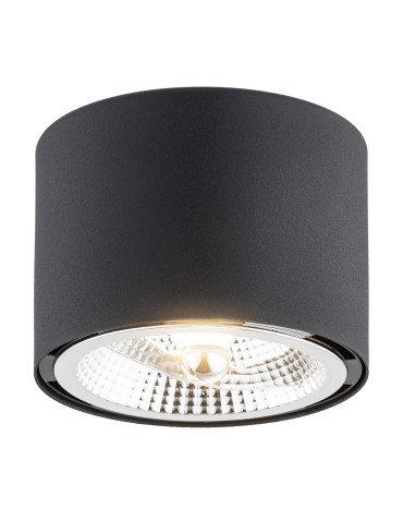 Argon CLEVLAND plafon 1 pł. 1x12W (max) czarny struktura 4691 BZ