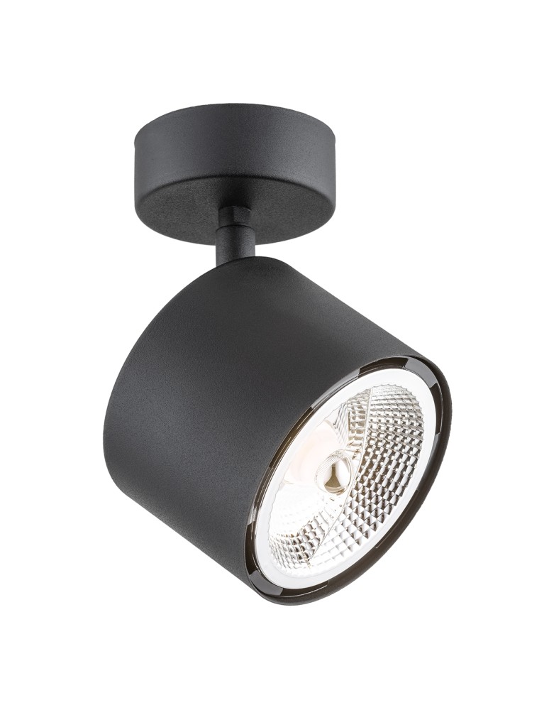 Argon CLEVLAND reflektor 1 pł. 1x12W (max) czarny struktura 4703 BZ