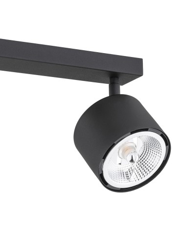 Argon CLEVLAND plafon 2 pł. 2x12W (max) czarny struktura 1032 BZ - produkt 2