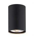 Oprawy sufitowe okrągłe - Argon TUBO plafon 1 pł. 1x12W (max) czarny struktura 4909 BZ - product 1