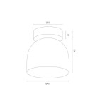 Argon GARLAND plafon 1 pł. 1x12W (max) biały struktura 4710 BZ Argon GARLAND plafon 1 pł. 1x12W (max) biały struktura 4710 BZ