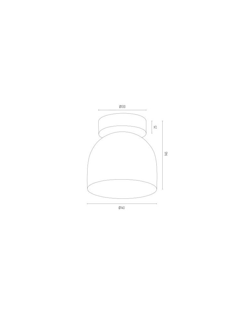 Argon GARLAND plafon 1 pł. 1x12W (max) biały struktura 4710 BZ Argon GARLAND plafon 1 pł. 1x12W (max) biały struktura 4710 BZ