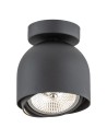Argon GARLAND plafon 1 pł. 1x12W (max) czarny struktura 4711 BZ