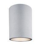 Oprawy sufitowe okrągłe - Argon TYBER plafon 1 pł. okrągły 1x15W (max) srebrny struktura 473 - product 1