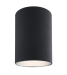 Oprawy sufitowe okrągłe - Argon TYBER plafon 1 pł. okrągły 1x15W (max) czarny struktura 474 - product 1