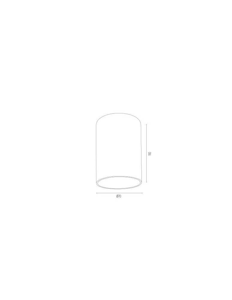 Argon TYBER plafon 1 pł. okrągły 1x5W (max) biały struktura 3119 Argon TYBER plafon 1 pł. okrągły 1x5W (max) biały struktura 3119