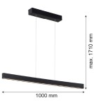 Argon BALANS lampa wisząca 1 pł. 1x35W czarny 8303 Argon BALANS lampa wisząca 1 pł. 1x35W czarny 8303