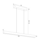 Argon BALANS lampa wisząca 1 pł. 1x35W złoty 8306 Argon BALANS lampa wisząca 1 pł. 1x35W złoty 8306