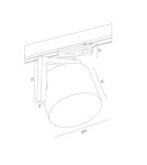 Argon ALTO reflektor 1 pł. 1x12W (max) biały struktura 4750 BZ Argon ALTO reflektor 1 pł. 1x12W (max) biały struktura 4750 BZ