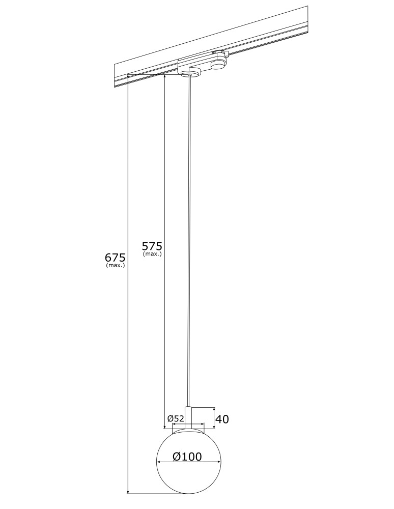 Argon BANG zwis 1 pł. 1x6W (max) opal mat mosiądz 4308 Argon BANG zwis 1 pł. 1x6W (max) opal mat mosiądz 4308