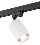 Lampy do szynoprzewodów 3 fazowych - Argon BERGEN reflektor 1 pł. 1x15W (max) biały struktura czarny 4305 - product 1