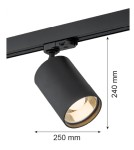 Argon BERGEN reflektor 1 pł. 1x15W (max) czarny struktura czarny 4306 Argon BERGEN reflektor 1 pł. 1x15W (max) czarny struktura czarny 4306