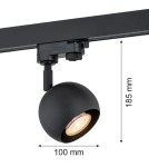 Argon MURI reflektor 1 pł. 1x5W (max) czarny struktura czarny 4379 Argon MURI reflektor 1 pł. 1x5W (max) czarny struktura czarny 4379