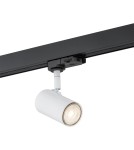 Lampy do szynoprzewodów 3 fazowych - Argon HORTA reflektor 1 pł. 1x5W (max) biały struktura czarny 4327 - product 1