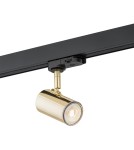 Lampy do szynoprzewodów 3 fazowych - Argon HORTA reflektor 1 pł. 1x5W (max) mosiądz czarny 4328 - product 1