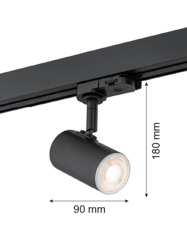 Argon HORTA reflektor 1 pł. 1x5W (max) czarny struktura czarny 4329 - produkt 2