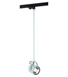 Lampy do szynoprzewodów 3 fazowych - Argon NET PLUS lampa wisząca 1 pł. 1x15W (max) błękit mat czarny 4748 - product 1