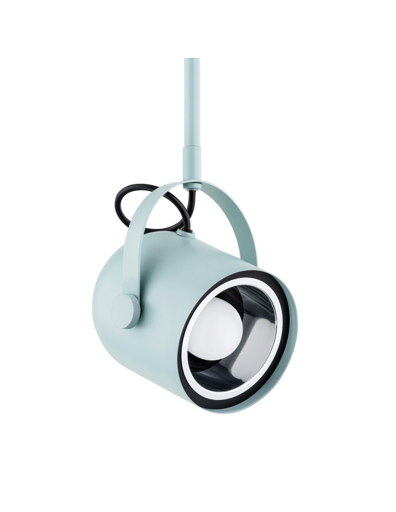 Argon NET PLUS lampa wisząca 1 pł. 1x15W (max) błękit mat czarny 4748