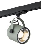 Lampy do szynoprzewodów 3 fazowych - Argon NET reflektor 1 pł. 1x15W (max) szałwia struktura czarny struktura 4310 - product 1