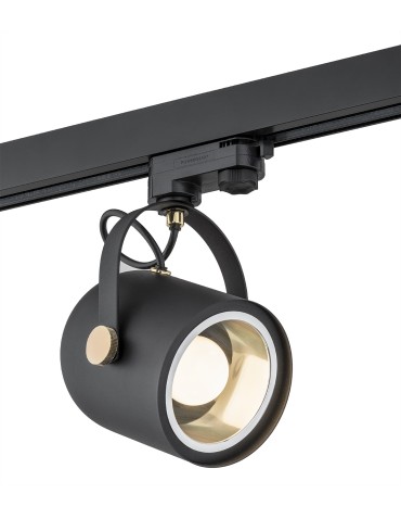 Argon NET reflektor 1 pł. 1x15W (max) czarny struktura elementy mosiądzowane 4311