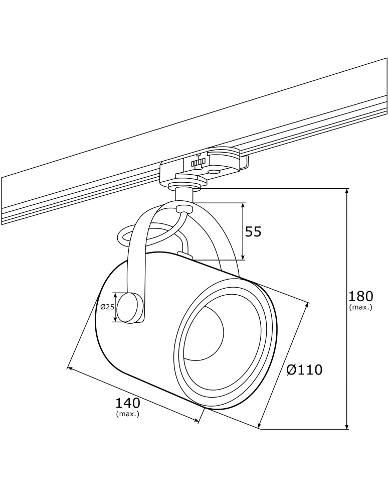 Argon NET reflektor 1 pł. 1x15W (max) czarny struktura elementy mosiądzowane 4311 Argon NET reflektor 1 pł. 1x15W (max) czarny struktura elementy mosiądzowane 4311