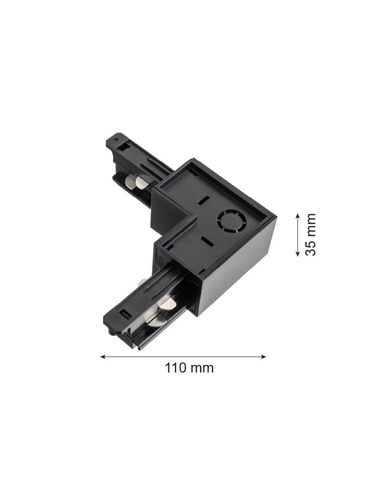 Argon ARGON T-RACK SYSTEM ŁĄCZNIK L LEWY łącznik L lewy (kąt prosty) czarny 4367 Argon ARGON T-RACK SYSTEM ŁĄCZNIK L LEWY łącznik L lewy (kąt prosty) czarny 4367
