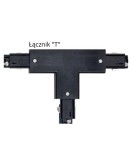 Argon T-RACK łącznik typu "T" czarny 8040 Argon T-RACK łącznik typu "T" czarny 8040