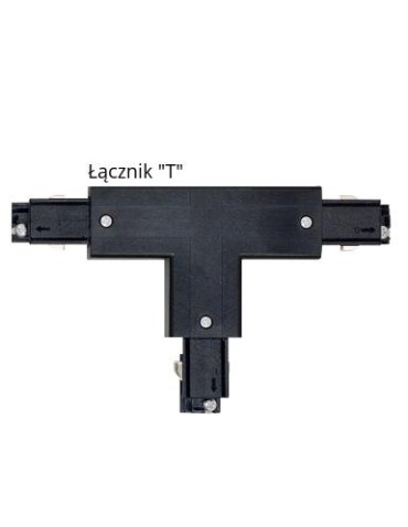 Argon T-RACK łącznik typu "T" czarny 8040