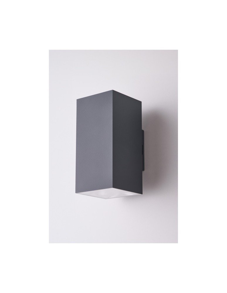 Kinkiety zewnętrzne - Azzardo ROLAND 2 SQ WALL IP65 DGR Kinkiet na Zewnątrz AZ5231 - product kolory-swiatla.pl 3