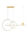 Step Into Design Lampa wisząca NEW AGE LED złoty 120 cm MP0082-L120 gold  Step Into Design Lampa wisząca NEW AGE LED złoty 120 cm MP0082-L120 gold