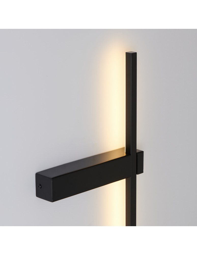 Step Into Design Lampa ścienna SOUL LED czarna 60 cm SP-MD1022S-BLACK  Step Into Design Lampa ścienna SOUL LED czarna 60 cm SP-MD1022S-BLACK