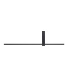 Step Into Design Lampa ścienna SOUL LED czarna 90 cm SP-MD1022M-BLACK Step Into Design Lampa ścienna SOUL LED czarna 90 cm SP-MD1022M-BLACK
