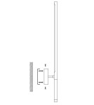 Step Into Design Lampa ścienna FRESCO LED złota 65 cm ST-MD1024S Step Into Design Lampa ścienna FRESCO LED złota 65 cm ST-MD1024S