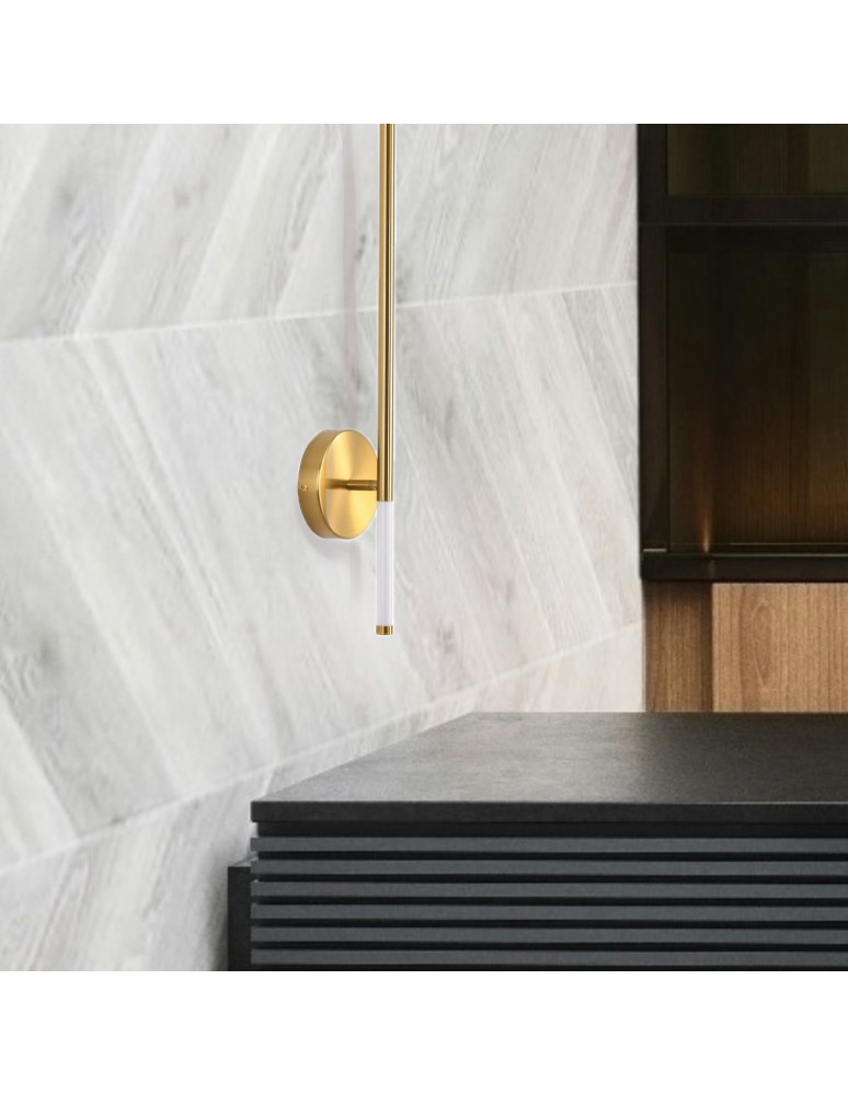Step Into Design Lampa ścienna FRESCO LED złota 95 cm ST-MD1024M Step Into Design Lampa ścienna FRESCO LED złota 95 cm ST-MD1024M