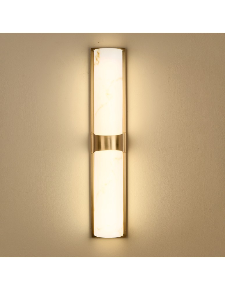Step Into Design Lampa ścienna MURO LED biały marmur 66 cm ST-3426-AGB-CE Step Into Design Lampa ścienna MURO LED biały marmur 66 cm ST-3426-AGB-CE