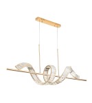 Step Into Design Lampa wisząca RITZ LED złota 150 cm ST-MD2405161 Step Into Design Lampa wisząca RITZ LED złota 150 cm ST-MD2405161