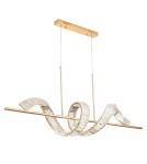 Step Into Design Lampa wisząca RITZ LED złota 150 cm ST-MD2405161 Step Into Design Lampa wisząca RITZ LED złota 150 cm ST-MD2405161