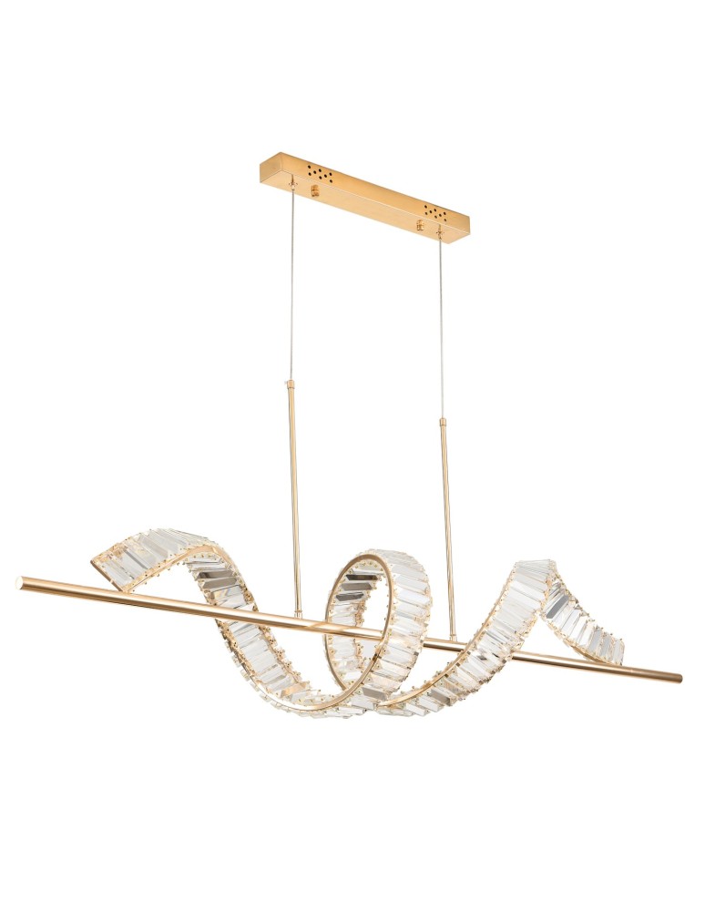 Step Into Design Lampa wisząca RITZ LED złota 150 cm ST-MD2405161 Step Into Design Lampa wisząca RITZ LED złota 150 cm ST-MD2405161