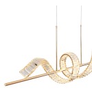 Step Into Design Lampa wisząca RITZ LED złota 150 cm ST-MD2405161 Step Into Design Lampa wisząca RITZ LED złota 150 cm ST-MD2405161