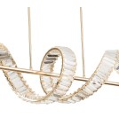 Step Into Design Lampa wisząca RITZ LED złota 150 cm ST-MD2405161 Step Into Design Lampa wisząca RITZ LED złota 150 cm ST-MD2405161