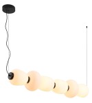 Step Into Design Lampa wisząca BRILLA-6 LED biało-czarna 125 cm ST-CP241210-6L BLACK WHITE Step Into Design Lampa wisząca BRILLA-6 LED biało-czarna 125 cm ST-CP241210-6L BLACK WHITE
