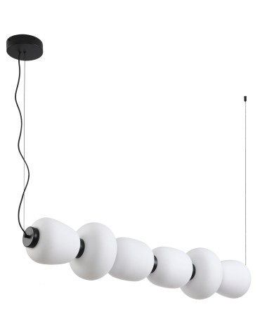 Step Into Design Lampa wisząca BRILLA-6 LED biało-czarna 125 cm ST-CP241210-6L BLACK WHITE - produkt 2