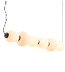 Step Into Design Lampa wisząca BRILLA-6 LED biało-czarna 125 cm ST-CP241210-6L BLACK WHITE Step Into Design Lampa wisząca BRILLA-6 LED biało-czarna 125 cm ST-CP241210-6L BLACK WHITE