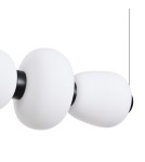 Step Into Design Lampa wisząca BRILLA-6 LED biało-czarna 125 cm ST-CP241210-6L BLACK WHITE Step Into Design Lampa wisząca BRILLA-6 LED biało-czarna 125 cm ST-CP241210-6L BLACK WHITE