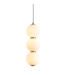Lampy wiszące nowoczesne -  Step Into Design Lampa wisząca PERLA LED złota 12 cm ST-CP231222-3L gold - product 1
