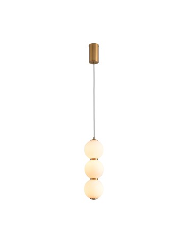 Step Into Design Lampa wisząca PERLA LED złota 12 cm ST-CP231222-3L gold - produkt 2